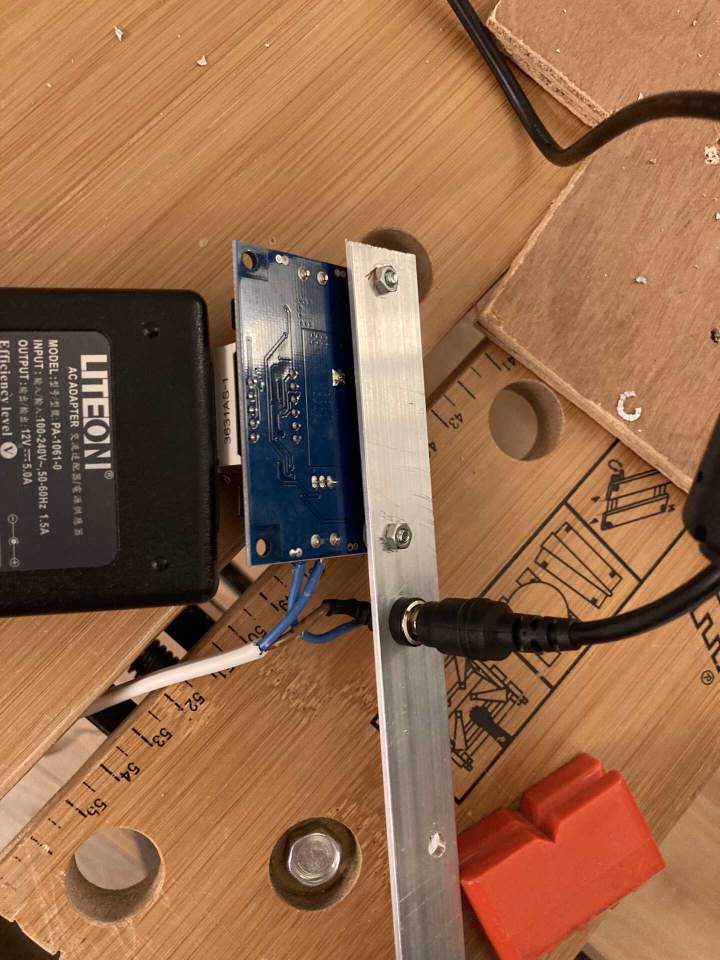 Frame for controller and power supply