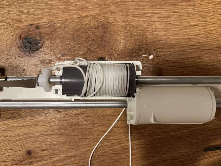 Bad spool with cord tangled